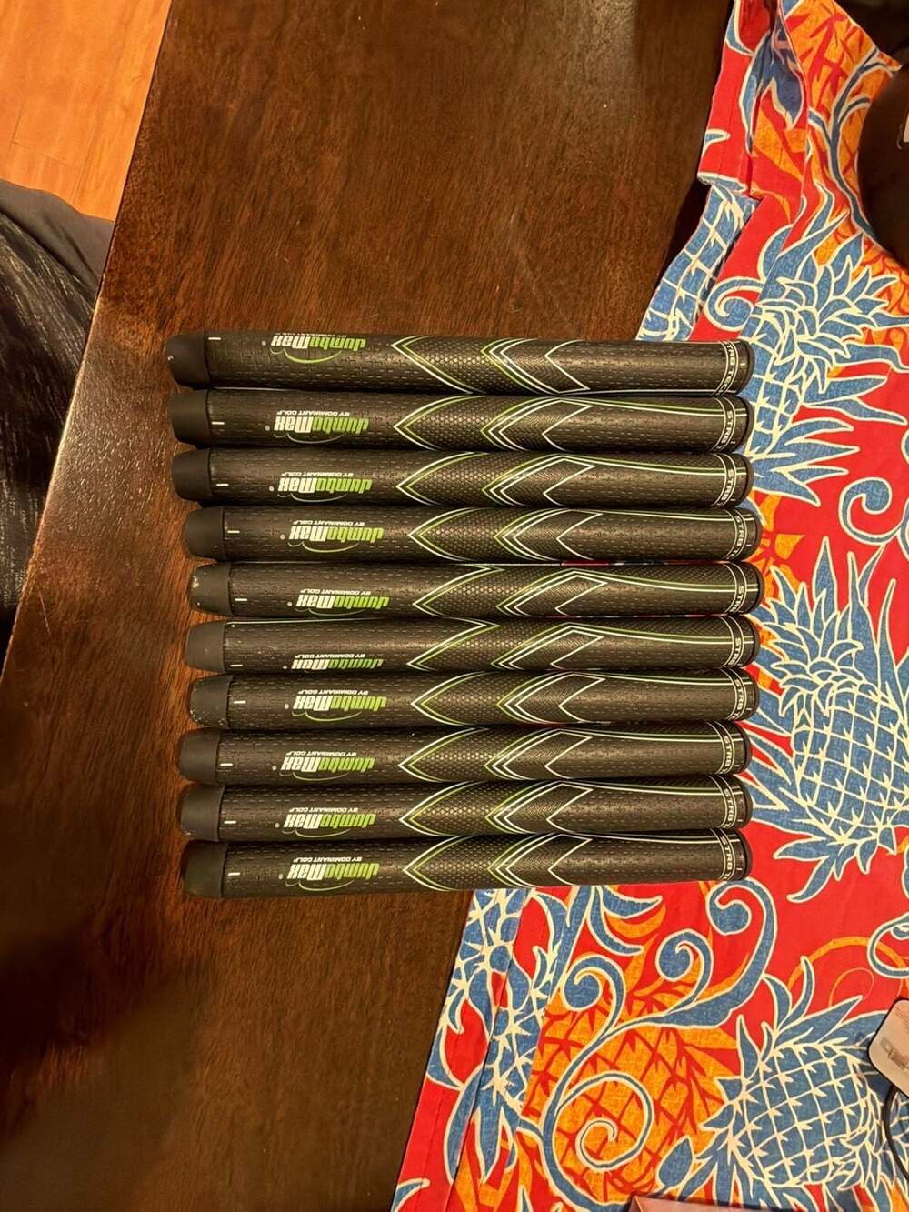 JumboMax STR8 Tech Non-Tapered X-Small Golf Grips Set of 10 Used